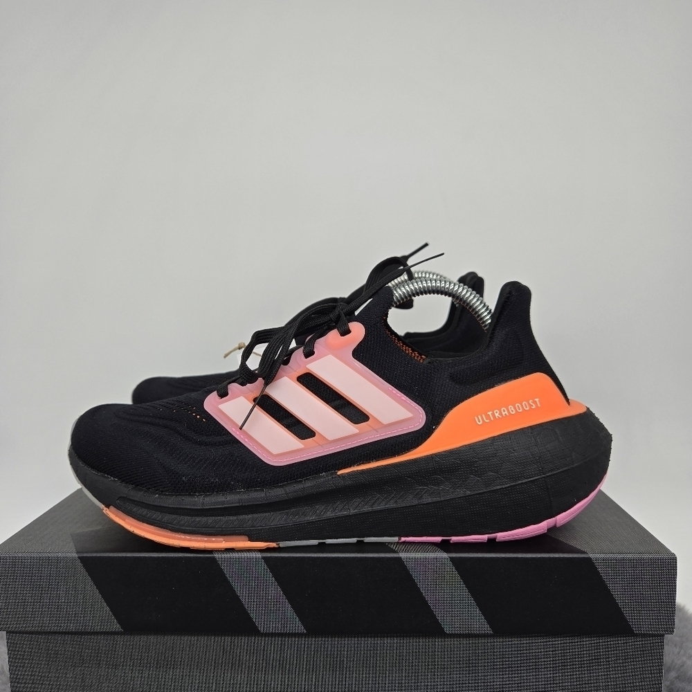 New adidas UltraBoost Light 'Black Beam Pink' Women's Shoes Size 7.5